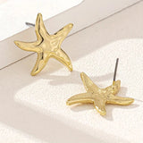 Zlatnaen starfish naušnica