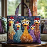 Ručno rađena Torba s Five Colourful Chickens