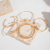 Elegantné Set of Tied Bracelets