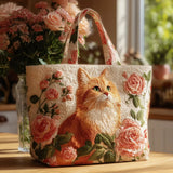Hiicraft Red Cat Torba s Roses