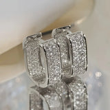 Luxusné Krištáľové Náušnice