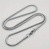 Minimalistické-style braided stainless steel ogrlica