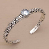 Open sterling strieborný vintage prívesok with zircons