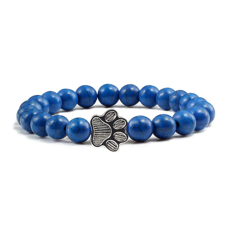 Footprint Beads Náramok - Natural Kameň Design