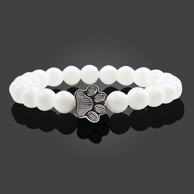 Footprint Beads Náramok - Natural Kameň Design