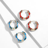 Luxusné Black Kvetinové Earring