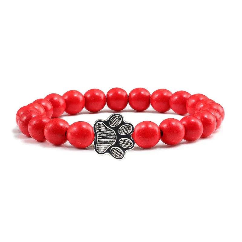 Footprint Beads Náramok - Natural Kameň Design