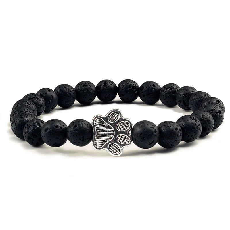Footprint Beads Náramok - Natural Kameň Design
