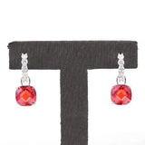 Ruby and diamantové náušnice