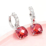 Ruby and diamantové náušnice