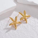 Zlatnaen Starfish Naušnice