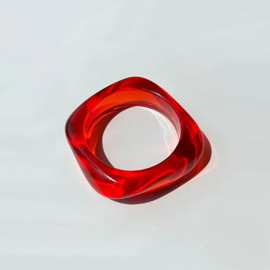 Colorful Acrylic Square Náramok