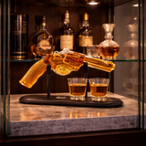 Boca viskija | Revolver Set s Glasses