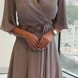 Ewelina | Elegantna Šifónové Maxi haljinaes