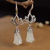 Vintage Náušnice with White Opal