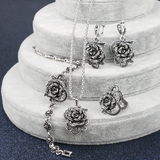 Elegantné Strieborný Set with Zircon