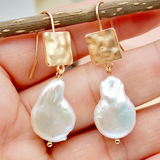 Vintage náušnice with freshwater pearls