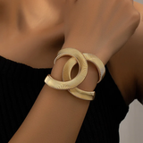 Elegantné golden double náramok