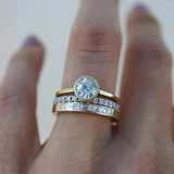 Vintage Sparkling Rings Set