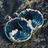 Ocean Vintage Round Náušnice