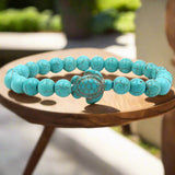 Exkluzívne bracelets in the shape of turtles with natural kamene