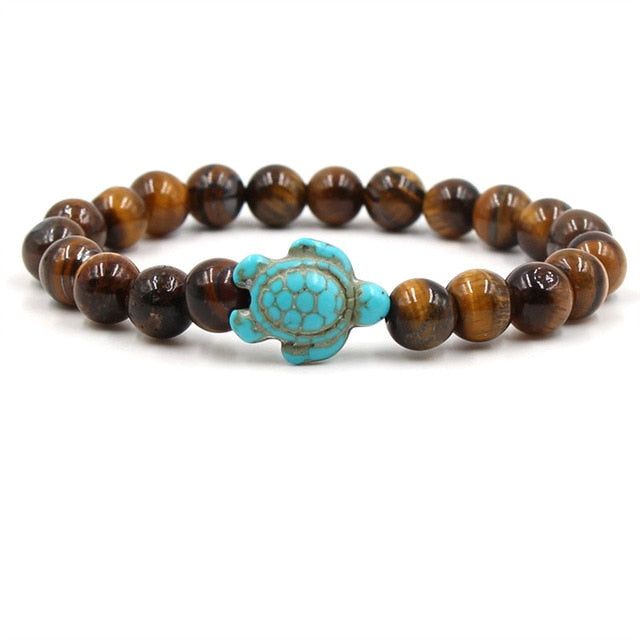Exkluzívne bracelets in the shape of turtles with natural kamene
