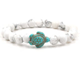 Exkluzívne bracelets in the shape of turtles with natural kamene