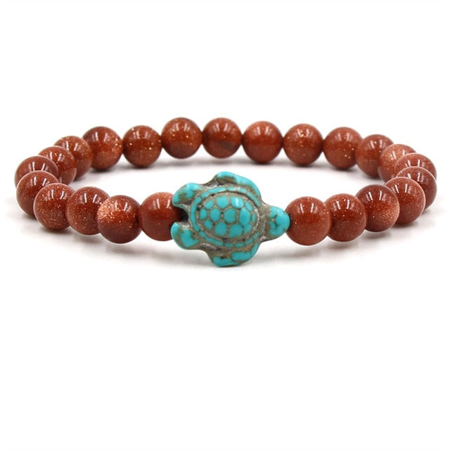 Exkluzívne bracelets in the shape of turtles with natural kamene