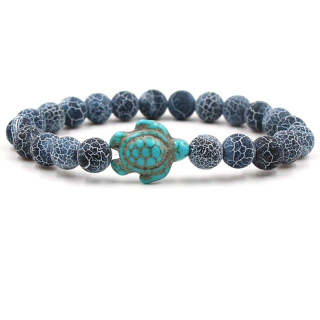Exkluzívne bracelets in the shape of turtles with natural kamene
