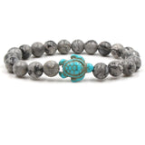 Exkluzívne bracelets in the shape of turtles with natural kamene