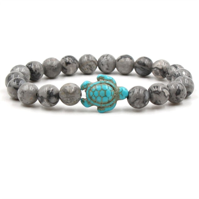 Exkluzívne bracelets in the shape of turtles with natural kamene